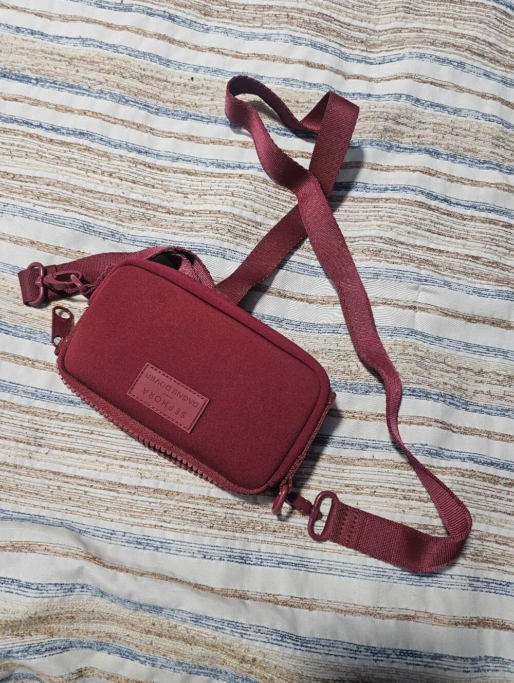 Dagne Dover/Sephora Burgundy Crossbody Bag